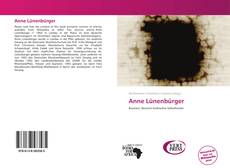 Buchcover von Anne Lünenbürger