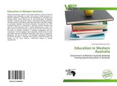 Bookcover of Education in Western Australia