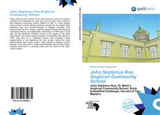 Bookcover of John Septimus Roe Anglican Community School