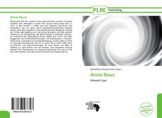 Portada del libro de Anne Bous