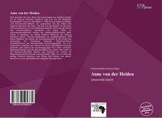 Bookcover of Anne von der Heiden
