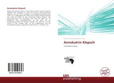 Capa do livro de Annekatrin Klepsch 