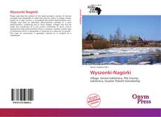 Portada del libro de Wyszonki-Nagórki