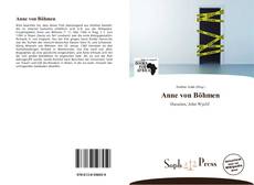 Bookcover of Anne von Böhmen