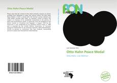Otto Hahn Peace Medal kitap kapağı