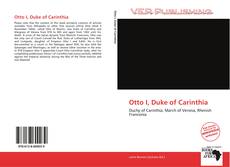 Capa do livro de Otto I, Duke of Carinthia 