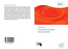 Buchcover von Annemarie Pieper