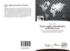 Capa do livro de Water supply and sanitation in Burkina Faso 