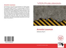 Portada del libro de Annette Lowman