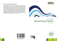 Capa do livro de Natural Product Reports 