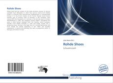 Bookcover of Rohde Shoes