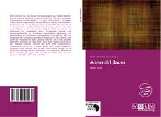 Portada del libro de Annemirl Bauer