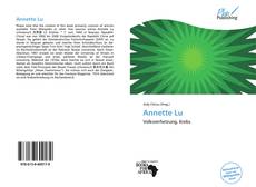 Portada del libro de Annette Lu