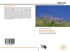 Berg-Ehrenpreis kitap kapağı