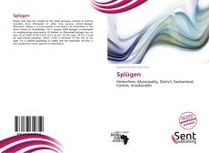 Portada del libro de Splügen