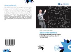 Bookcover of Berechenbarkeit