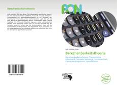 Bookcover of Berechenbarkeitstheorie