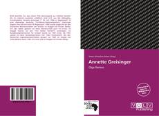 Portada del libro de Annette Greisinger