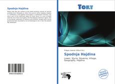 Capa do livro de Spodnja Hajdina 