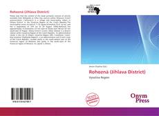 Bookcover of Rohozná (Jihlava District)