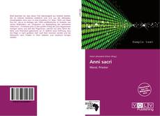 Buchcover von Anni sacri