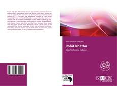 Buchcover von Rohit Khattar
