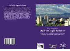 Portada del libro de Ute Indian Rights Settlement