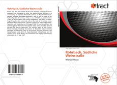 Portada del libro de Rohrbach, Südliche Weinstraße