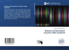 Nature Conservation Council, New Zealand的封面