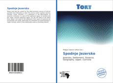 Portada del libro de Spodnje Jezersko