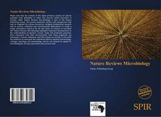 Portada del libro de Nature Reviews Microbiology