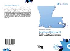 Bookcover of Louisiana Highway 42