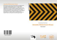 Capa do livro de Annette Watermann-Krass 