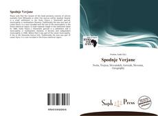 Bookcover of Spodnje Verjane