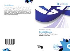 Portada del libro de Pentti Siimes