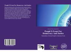 Portada del libro de People'S Front For Democracy And Justice