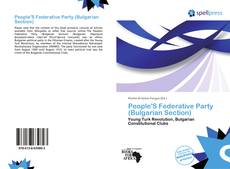 Bookcover of People'S Federative Party (Bulgarian Section)