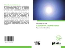 Anonidium usambarense kitap kapağı