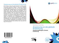 Bookcover of Anpassung an die globale Erwärmung