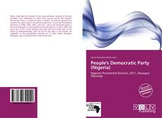 Buchcover von People's Democratic Party (Nigeria)