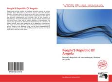 Capa do livro de People'S Republic Of Angola 