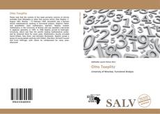 Capa do livro de Otto Toeplitz 