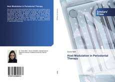 Buchcover von Host Modulation in Periodontal Therapy