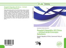 Portada del libro de People'S Republic Of China – United Arab Emirates Relations