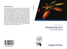 Capa do livro de Anschauung 