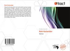 Portada del libro de Rok Kolander