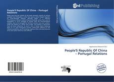 People'S Republic Of China – Portugal Relations kitap kapağı