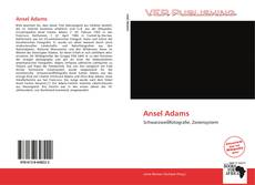 Capa do livro de Ansel Adams 