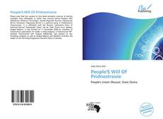 Portada del libro de People'S Will Of Pridnestrovie