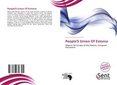 Bookcover of People'S Union Of Estonia